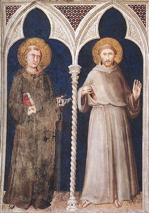 Simone Martini St Anthony and St Francis Sweden oil painting art